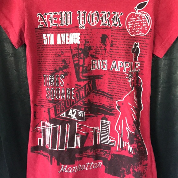 Big Apple New York Times Square Manhattan tee - Picture 2 of 5